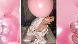 Non Pop Squeaky Pink Pressure – 17 inch Tuftex Tease with Deflation - Looner Non Pop