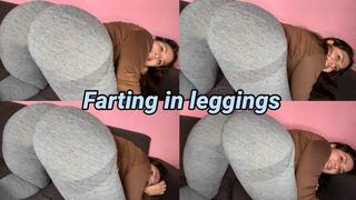 Farting in tigth leggings