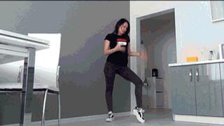 very smelly and dirty sneakers b