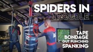 Spiders in Trouble (1080p) - Gay Bondage - Gay Domination - Spanking - Duct Tape - Spiderman - BDSM