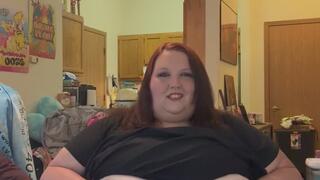 SSBBW Belly Tease with Burps & Bites