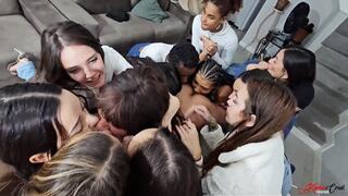 ORGY AT DANNY HOUSE - DANNY FITNESS AND 11 GIRLS - CLIP 2 - NEW KC JULY 2025