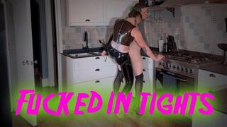 Fucked in tights with Lady Valeska @mazmorbidfetish #pegging #nylon