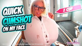 Quick Facial Cumshot with Z Cup