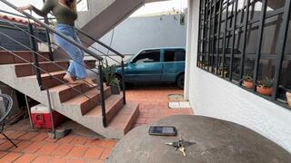 Karlotta on a rainy day