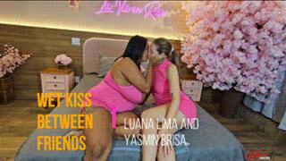 WET KISS BETWEEN FRIENDS - New GIRL LUANA LIMA - FULL VERSION IN FULL HD - NEW JULY 2025