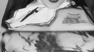 Black and white dancing