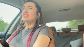 The highway, I narrowly avoided a car accident