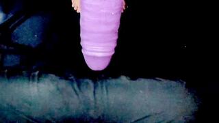 My purple latin lover stretchin his wet hot ass pussy