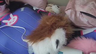 SubbyPuppy x Dva cuddling with the wand!