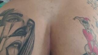 I warm up my slave with farts on his cock and make him cum 2 times with my wet and delicious farts