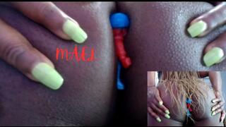 Human Pest Shoved In Butt Crack Ass Smothering - Unaware Giantess Ebony Ass Fetish