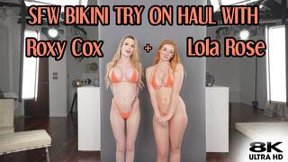 SFW Bikini Try On Haul with Roxy Cox & Lola Rose