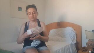 BURPING AND MUNCHING ON A DELICIOUS SANDWICH