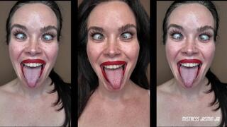 Triple Tease Goon Session – Stroke & Obey to My Crossed Eyes & Tongue!