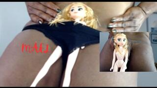 Cheating Girlfriend Has To Suffer - Unaware Giantess Ebony Ass Smothering