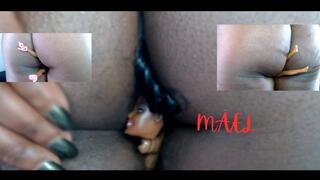 Tiny Whore Head Fell Off In Ass Smothering - Unaware Giantess Ebony Ass Fetish