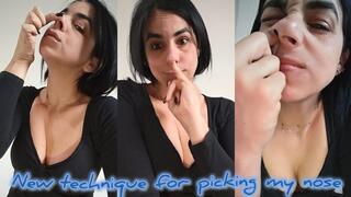 New technique for picking my nose!