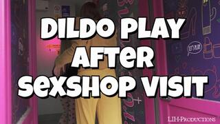 Dildo fuck after sexshop visit