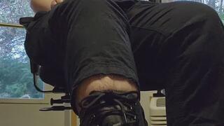 Silent Black Boot Try On