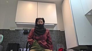 Masturbation under clothes