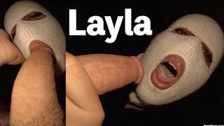Layla loves sucking dick & drinking all my cum!