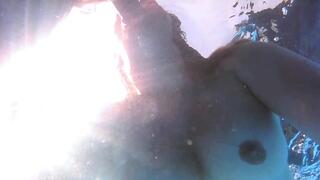 fuck in an outdoor pool