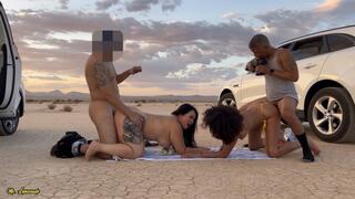 DESERT PHOTO SHOOT WITH TOKYO LEIGH, 9INE & FRECKLEMONADE