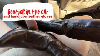 leather bootjobs and handjobs in the car