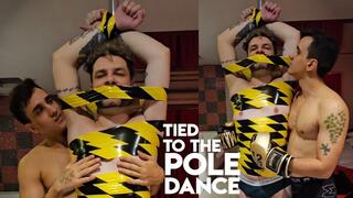 Tied to the Pole Dance (720p) Gay Bondage - Gay Domination - Boxing - Male Domination - Chest - Armpits