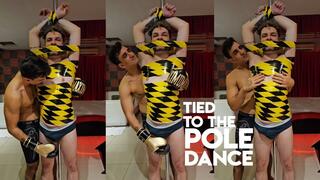 Tied to the Pole Dance (1080p) Gay Bondage - Gay Domination - Boxing - Male Domination - Chest - Armpits