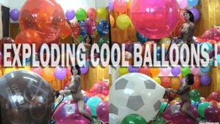 Explodind cool balloons !