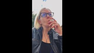 SMOKING IN LEATHER JACKET 3
