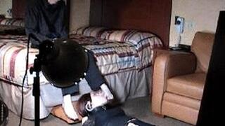 Vicky worships her Master