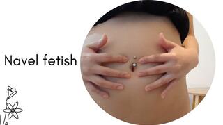 Enjoying the depth of my navel