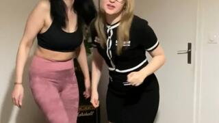 PLUSH CRUSH FETISH - TRAMPLED AND HUMILIATED BY TWO DOMMES