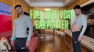 Full size vore babysitter