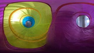 VR- GiantessThea Backs Into Tunnel