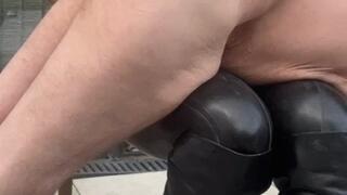 An OTK spanking and a pegging