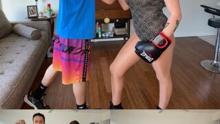 I’ll use you like a punching bag!