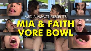 Mia and Faith Vore Bowl