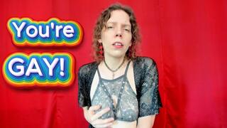 You're GAY! - Manipulative Conversion JOI Edging to Ruined Obedience – FemDom with Sara Desire XO – MP4 1080p