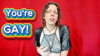 You're GAY! - Manipulative Conversion JOI Edging to Ruined Obedience – FemDom with Sara Desire XO – MP3