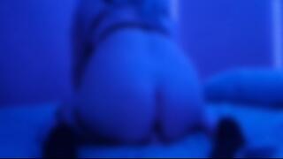 Strapped In & Spread: Anal Under Dark Blue Lights