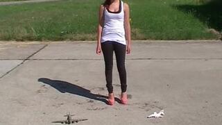 plane crush in high heels