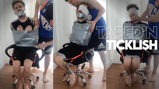 Tonny Taped and Ticklish by Mauro Roll (1080p) Gay Bondage - Tape Bondage - Tickling - Duct Tape - Foot Fetish