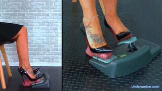 Goddess Amber - Pedal Pumping The Cum From Your Balls Under My Louboutin So Kate Heels - 193 Split Cam - Cock Trample Trampling CBT Crush Crushing