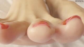 Dominatrix Gabriela first time tied up gagged and foot massaged-mobile version