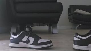 Little foot in a big shoe