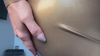 Caught Staring at Mom’s Best Friend? Too Late… Her Latex-Clad Ass Owns You Now